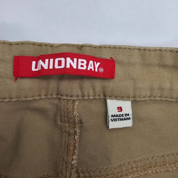 Unionbay Sloane Juniors Size 9 High Rise Wide Leg jeans Sandy Brown‎ J1W0238 EUC - Picture 4 of 10